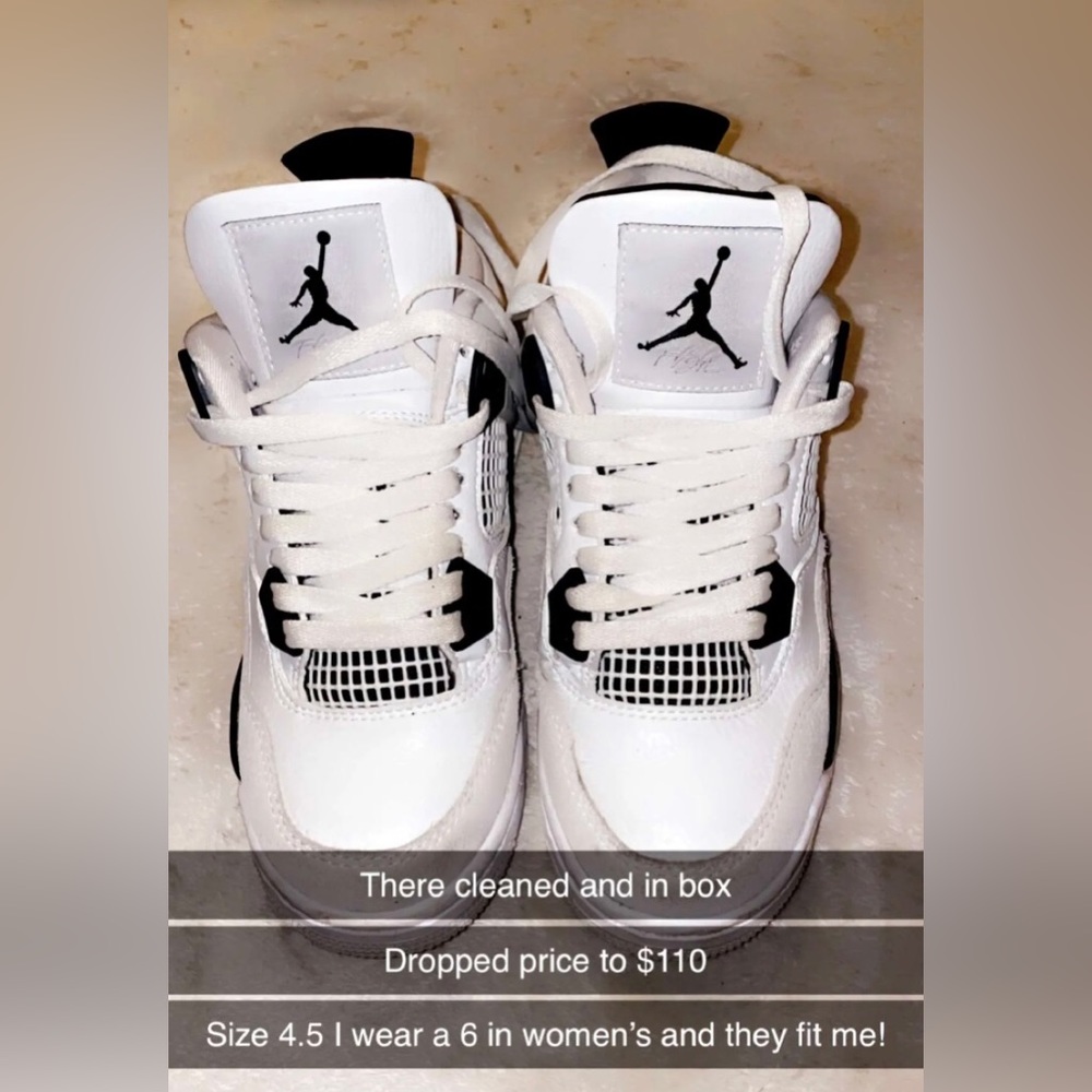 Military black retro 4s air Jordan’s